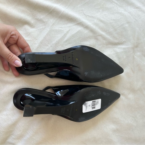 Reformation Black Slingback Heels - Picture 10 of 10
